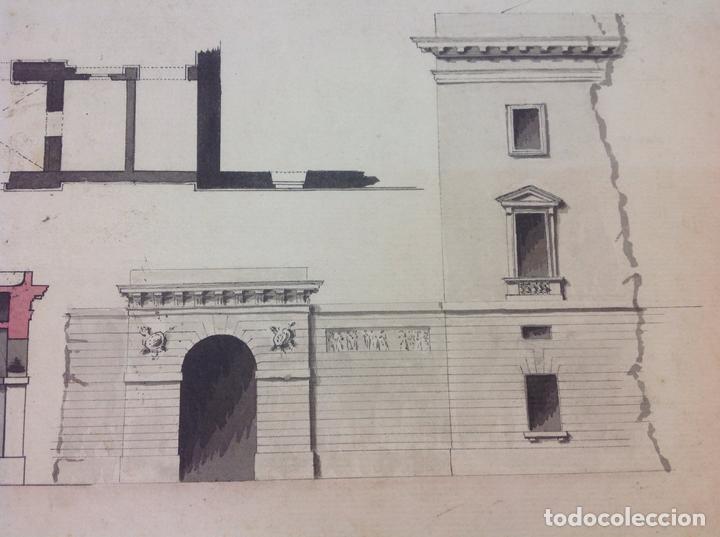 Arte: An&oacute;nimo. Detalle palacio Real de Madrid. - Foto 2