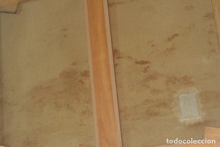 Arte: Cuadro al oleo  con esp&aacute;tula de los a&ntilde;os 60. - Foto 5