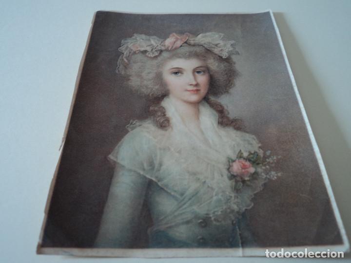 Kunst: lamina que se entregaba a los alumnos como premio colegio iberico director enrique sanroma 13 x10 cm