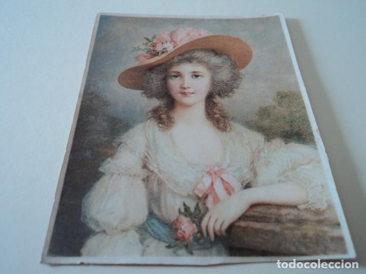 Art: lamina que se entregaba a los alumnos como premio colegio iberico director enrique sanroma 9 x 7 cm