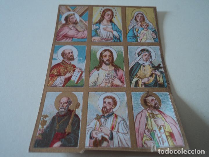 Art: lamina que se entregaba a los alumnos como premio colegio iberico director enrique sanroma 8 x 6 cm