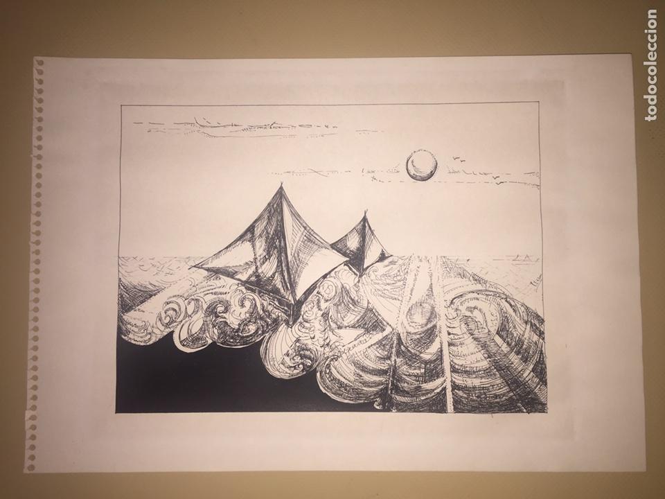 Arte: ARTURO BALLESTER. PLUMILLA ORIGINAL. - Foto 2