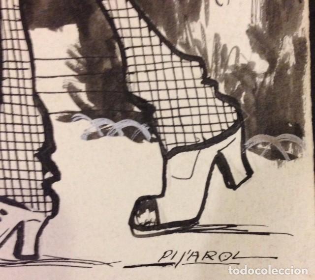 Arte: DIBUJO ORIGINAL, EL PROGRESO DIARIO REPUBLICANO. - Foto 2
