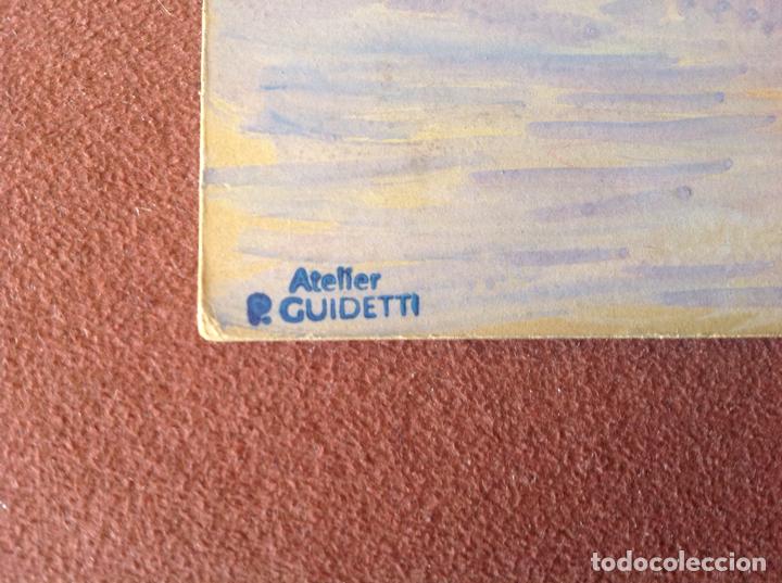Arte: R. Guidetti. Ocaso en el mar. - Foto 2