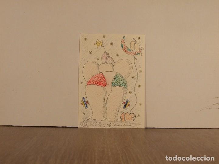 Art: Beppe Francesconi (1961) 13 x 18 cm  T&eacute;cnica mixta sobre papel  A&ntilde;o: 2011