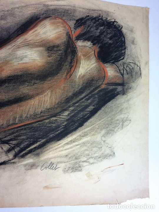 desnudo femenino. dibujo. pastel sobre papel. f Comprar