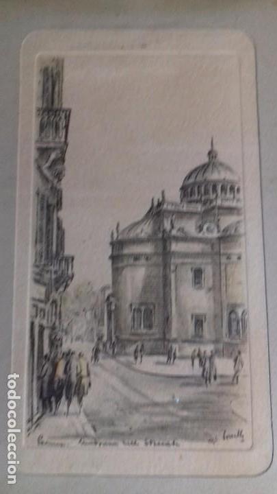Arte: Lote de 2 dibujos. Bonelli. Parma 1880 - Foto 8