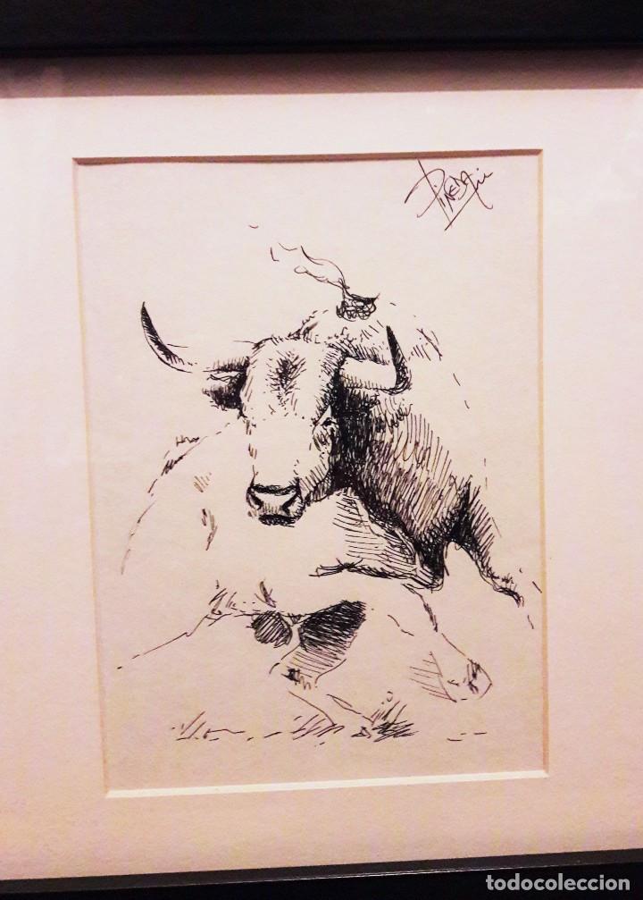 Arte: Plumilla original- Tr&iacute;ptico de dibujos de Jos&eacute; Tom&aacute;s - Foto 3