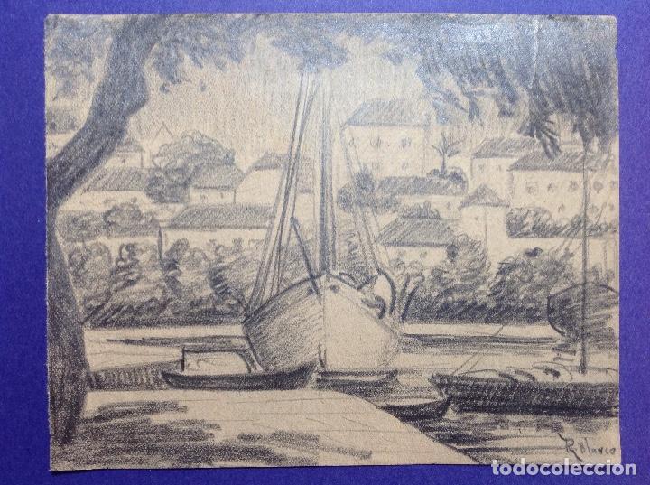 Arte: Rafael Blanco Merino. El puerto. - Foto 1