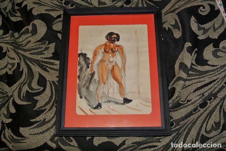 Arte: Lote De Dibujos Originales De Isidoro Ocampo Pintor Mexicano