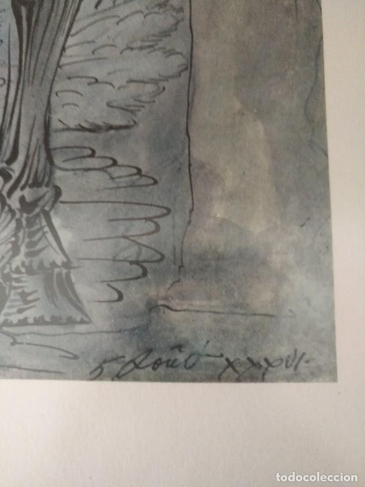 Arte: Cuadro con marco madera Sin t&iacute;tulo y con firma - Foto 4