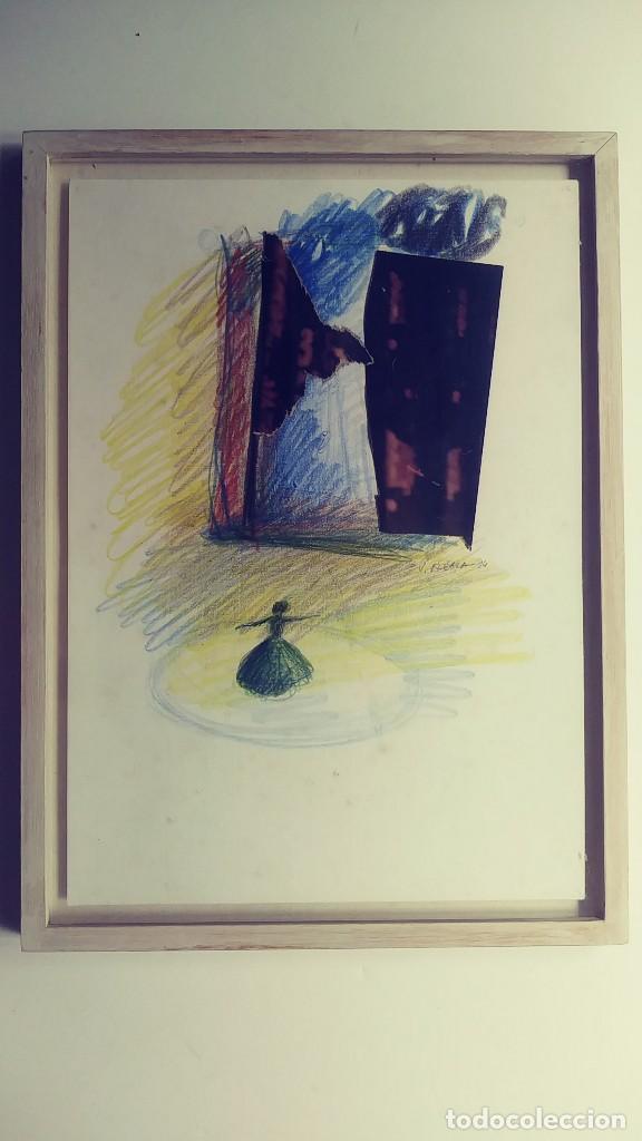 Arte: collage ballerine de Jean Fl&eacute;aca 1994