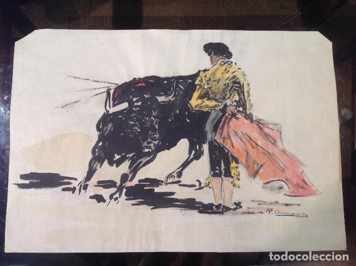 Arte: Roberto Domingo. Lanc&eacute; taurino. - Foto 1