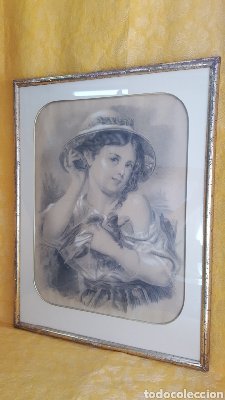 Arte: GRAN DIBUJO SIGLO XIX - Foto 1