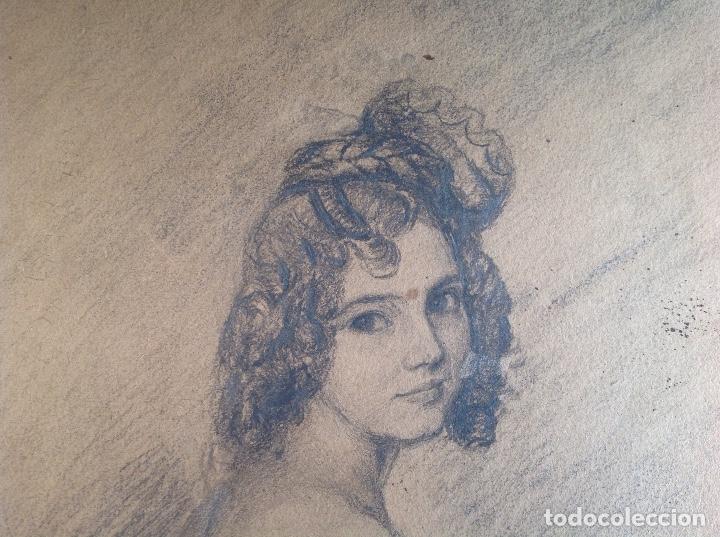 Arte: Jose Llasera. Retrato de dama. - Foto 3