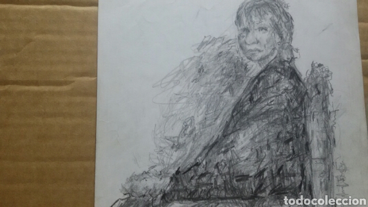 Arte: Mujer sentada obra original - Foto 1