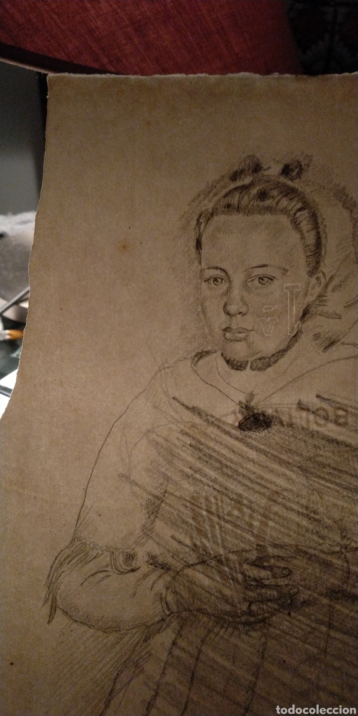 Arte: Dibujo Antiguo. - Foto 1