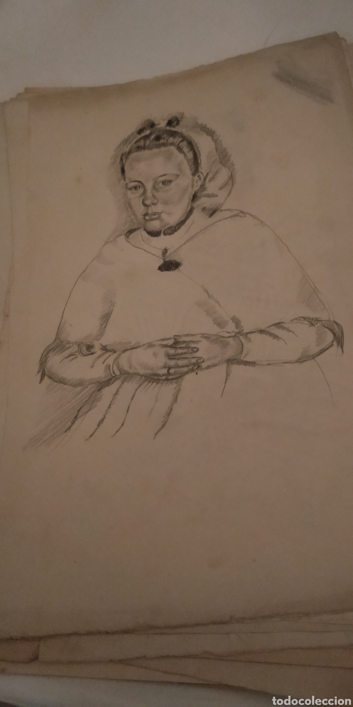 Arte: Dibujo Antiguo. - Foto 3