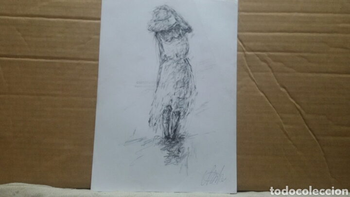 Arte: Chica en la orilla obra original - Foto 6
