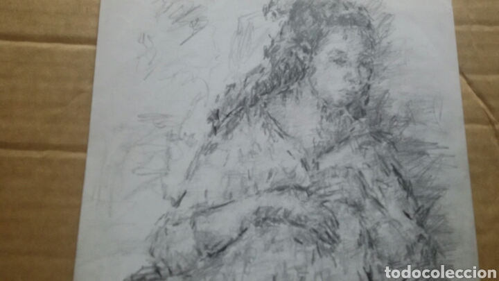 Arte: Chica en camis&oacute;n obra original - Foto 4