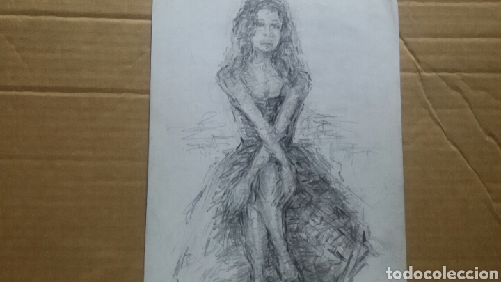 Arte: Mujer elegante obra original - Foto 1