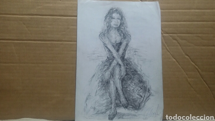 Arte: Mujer elegante obra original - Foto 6