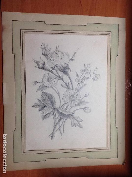 Arte: An&oacute;nimo. Ramo de flores. - Foto 1