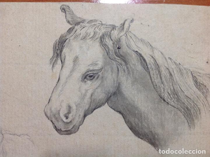 Arte: An&oacute;nimo. Personaje y Caballo. - Foto 3
