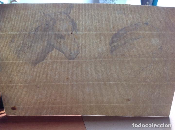 Arte: An&oacute;nimo. Personaje y Caballo. - Foto 4