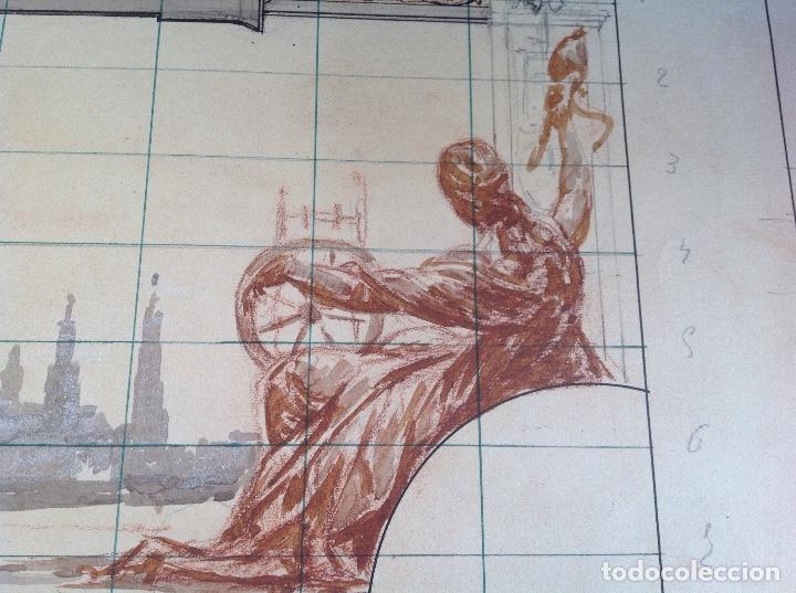 Arte: An&oacute;nimo. Alegor&iacute;a de B&eacute;lgica. - Foto 3