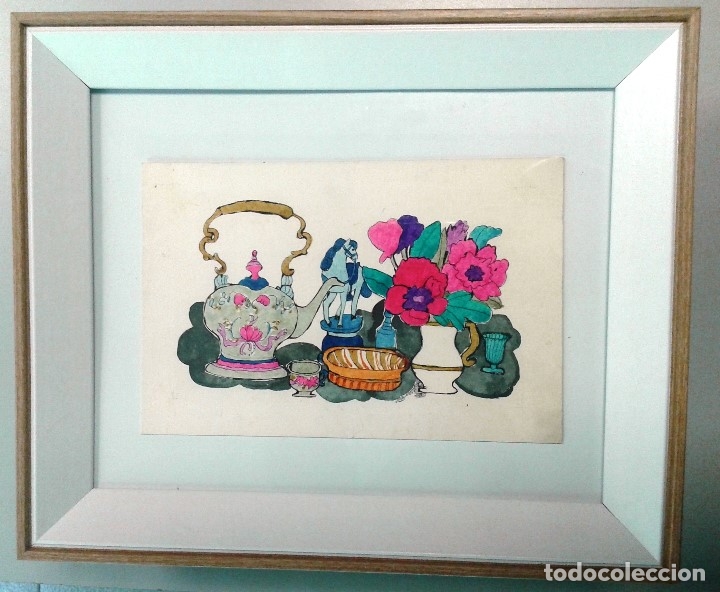 Arte: Boada, Pedro, ilustraci&oacute;n original 1972 - Foto 1