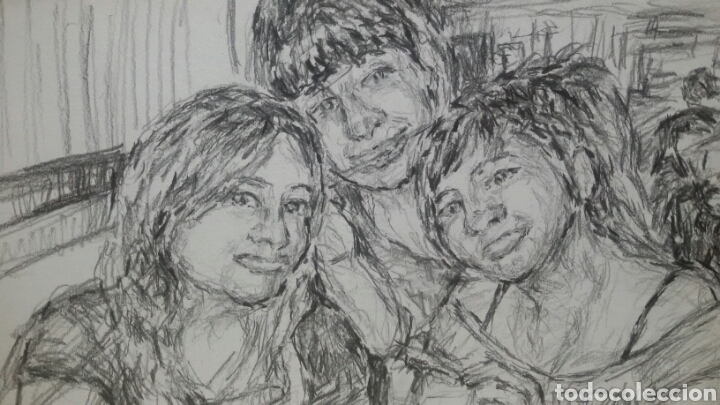 Arte: Dibujo original La amistad - Foto 2