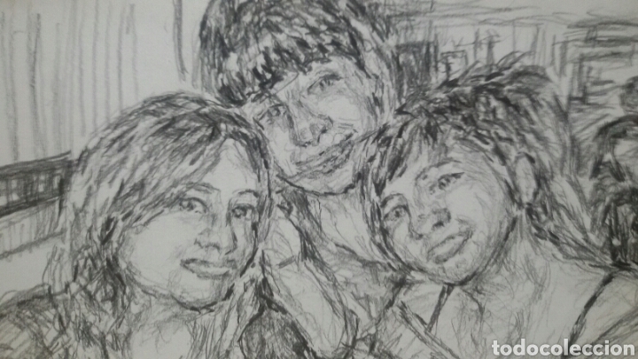 Arte: Dibujo original La amistad - Foto 3