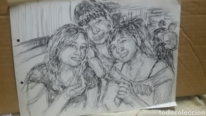 Arte: Dibujo original La amistad - Foto 4
