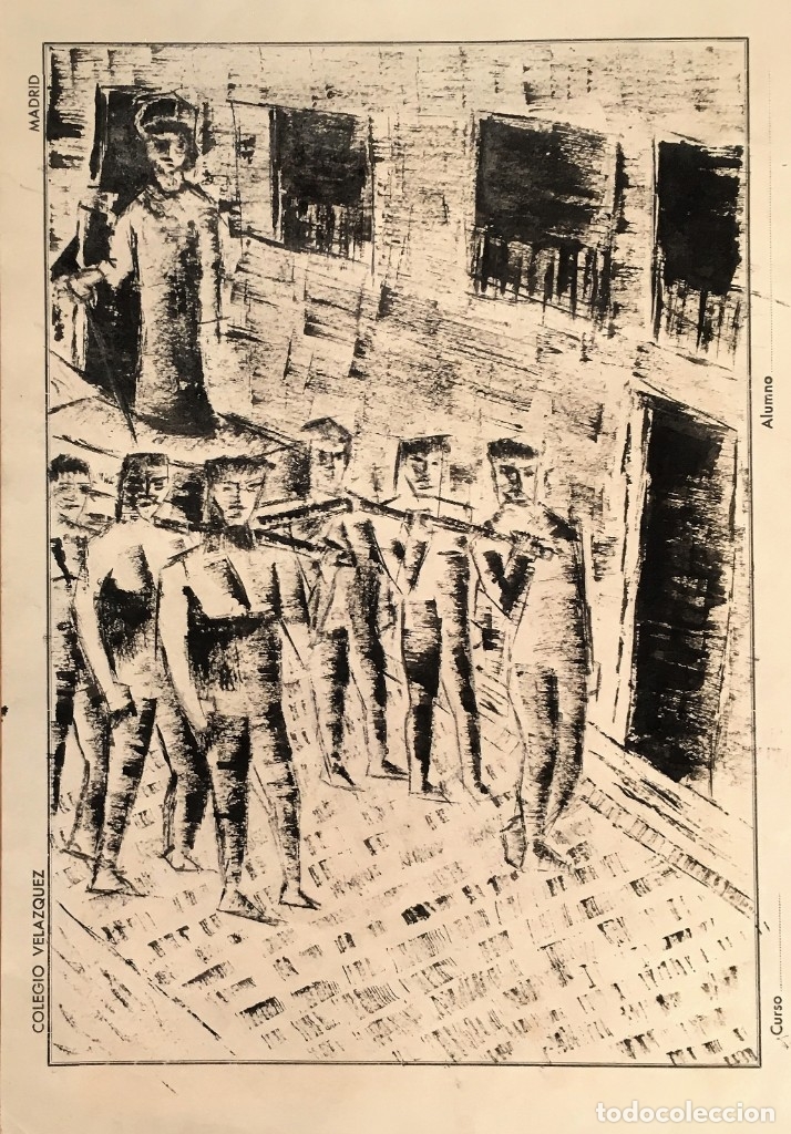 Arte: Dibujo representando una procesion - Foto 1