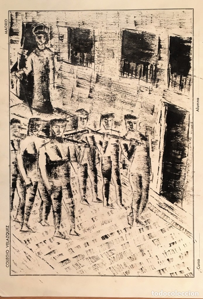 Arte: Dibujo representando una procesion - Foto 9