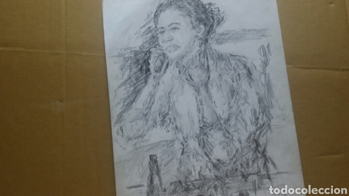 Arte: Dibujo mujer comunicativa - Foto 1