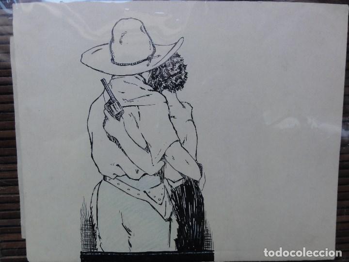 Art: Dibujo tinta china a&ntilde;os 30 para La novela exquisita