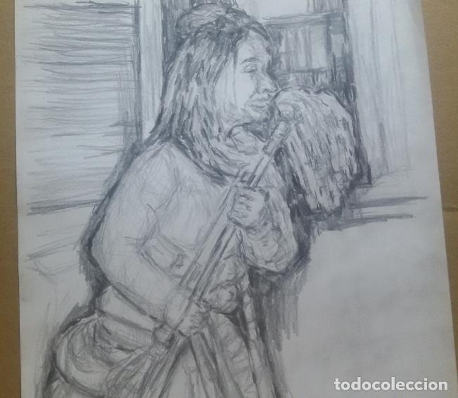 Arte: Chica con mocho original - Foto 3