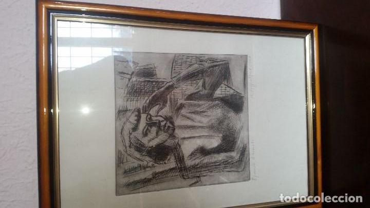 Arte: Cuadro carboncillo en papel, - Foto 1