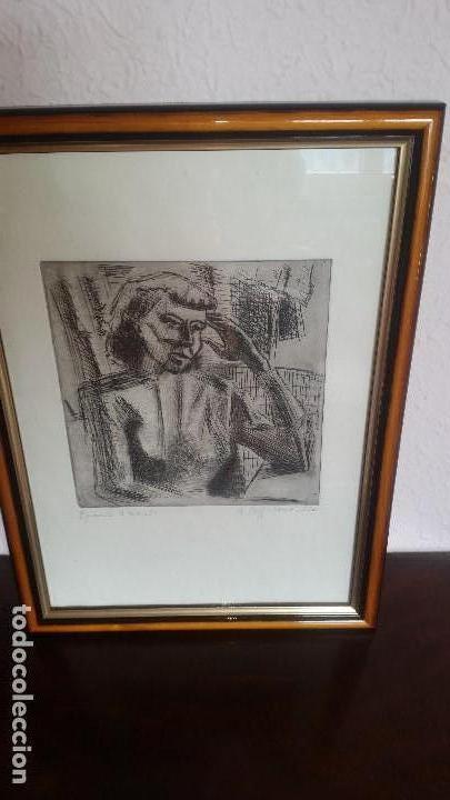 Arte: Cuadro carboncillo en papel, - Foto 2