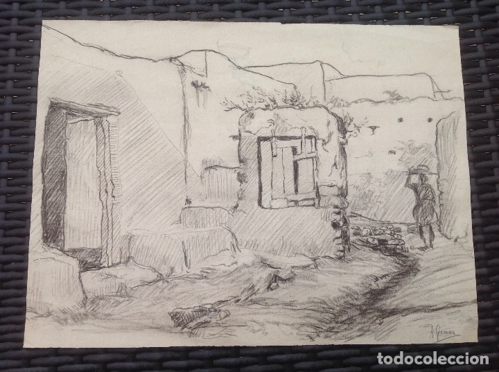 Arte: Antonio Gomar. Construcciones rurales. - Foto 1