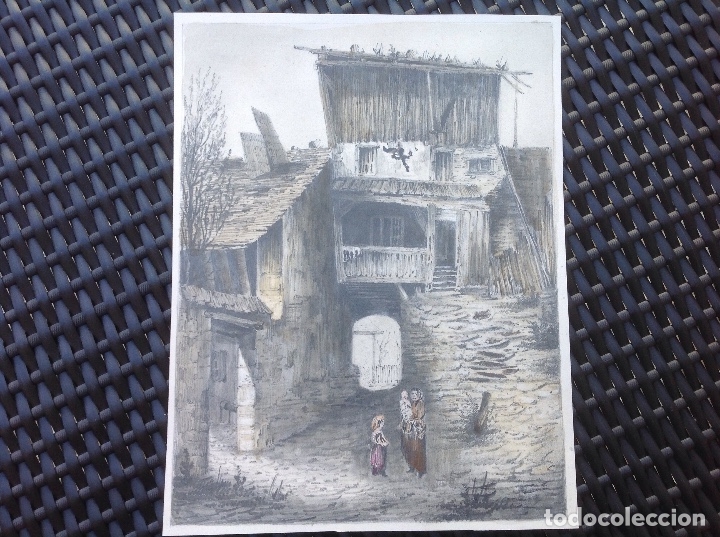 Arte: An&oacute;nimo. Casas rurales. - Foto 1