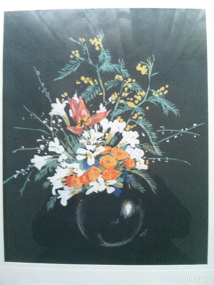 Arte: bodegon jarron con flores - Foto 2