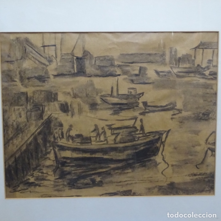 Arte: Excelente dibujo a tinta anonimo. - Foto 2
