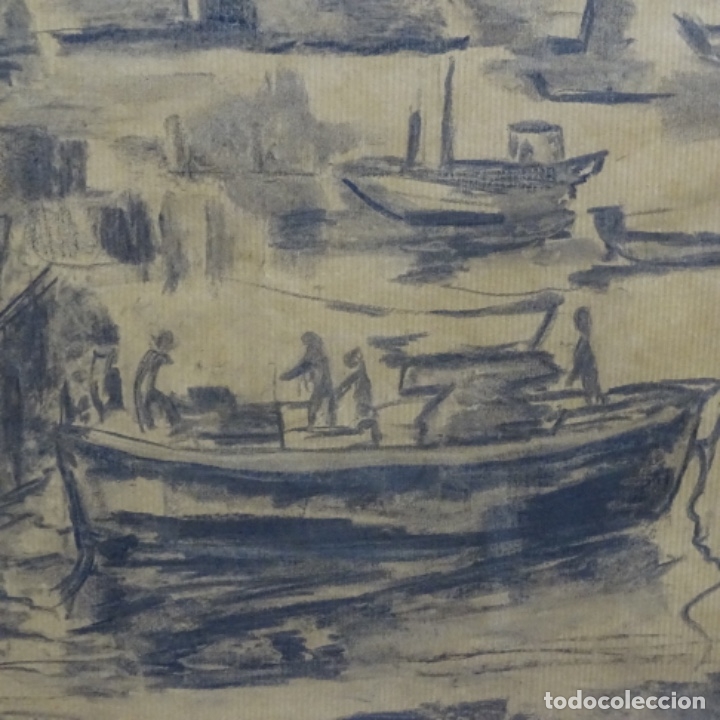 Arte: Excelente dibujo a tinta anonimo. - Foto 3