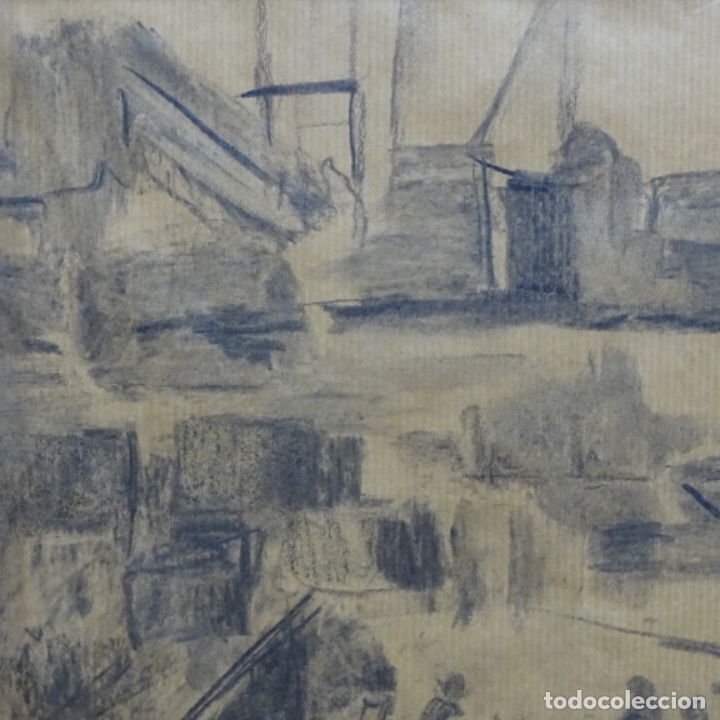 Arte: Excelente dibujo a tinta anonimo. - Foto 4