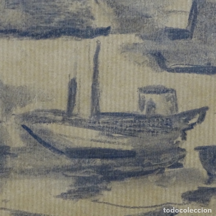 Arte: Excelente dibujo a tinta anonimo. - Foto 8