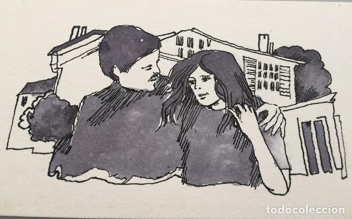 Arte: Boada, ilustraci&oacute;n original 1972, catalogada. - Foto 1