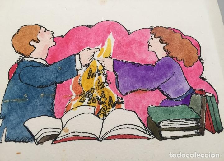 Arte: Boada, ilustraci&oacute;n original 1972, catalogada. - Foto 1